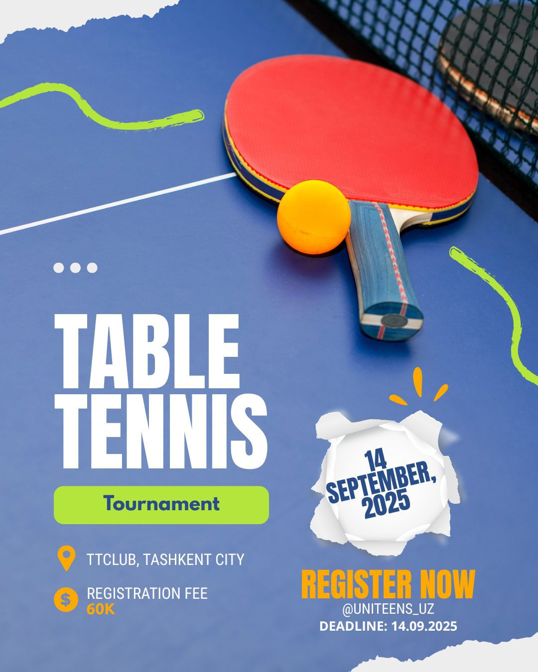 Ping pong tournament 