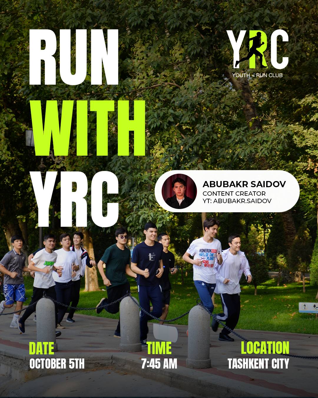 Youth Run Club :: Forward is the only way