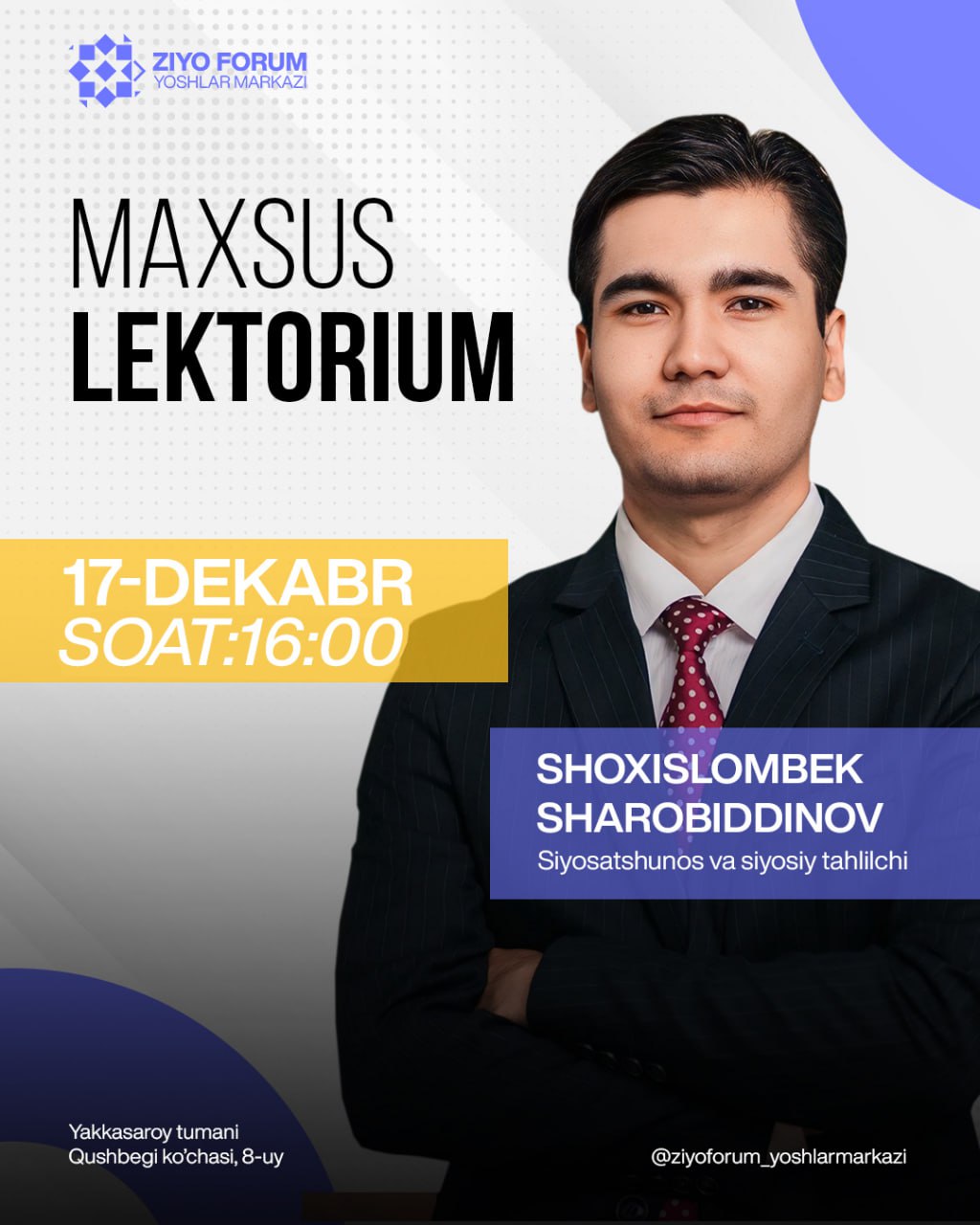 Ilmiy maqola yozish bo‘yicha maxsus lektorium