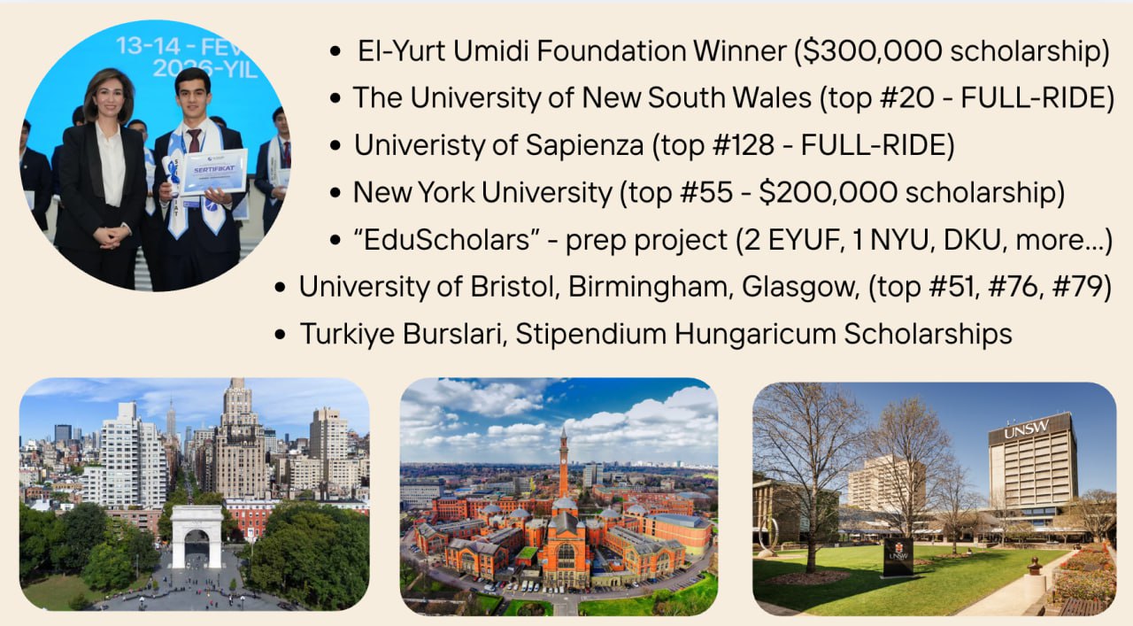 🎓OFFLINE ADMISSIONS WEBINAR IN BUKHARA!