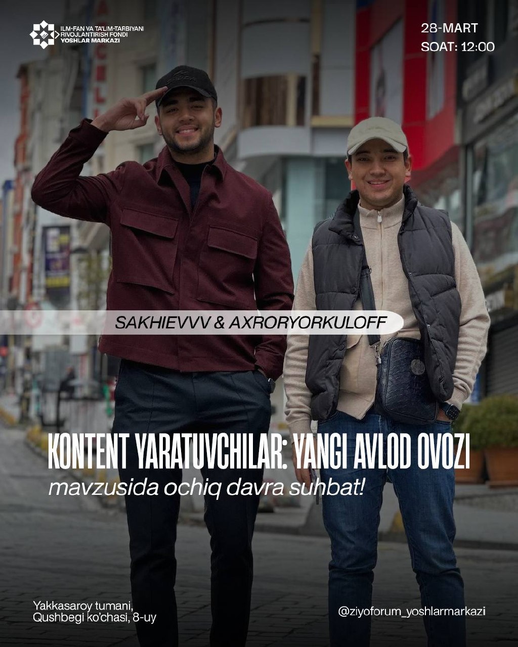 ✨ Kontent yaratuvchilar uchun eng katta uchrashuv!