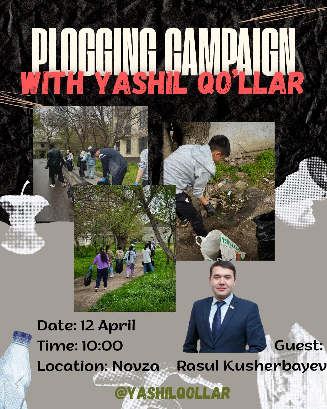 ♻️ Plogging Campaign — Tabiatni birga tozalaymiz!