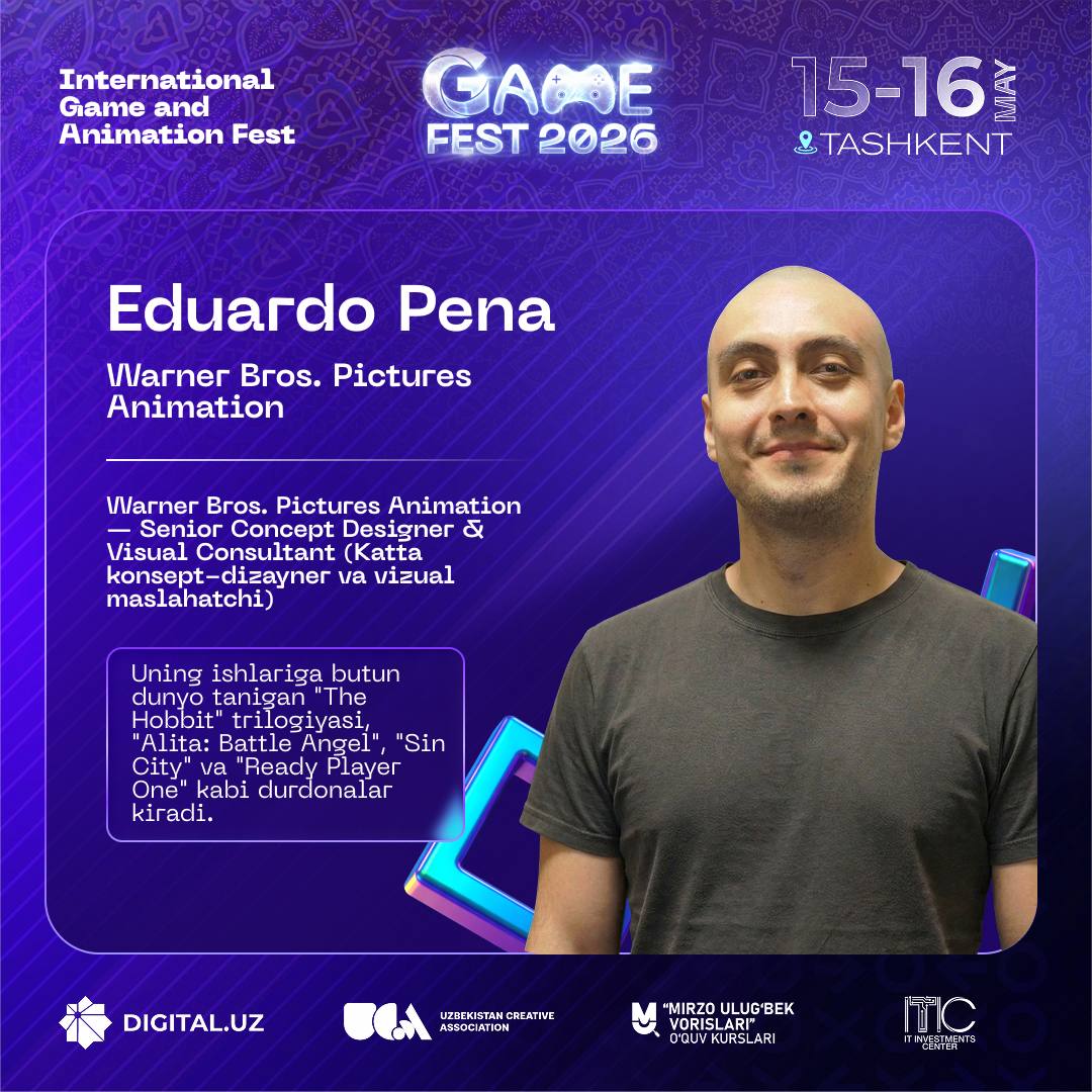 Toshkentda GameFest 2026 — mintaqadagi eng yirik o‘yin va animatsiya festivali bo'lib o'tadi!