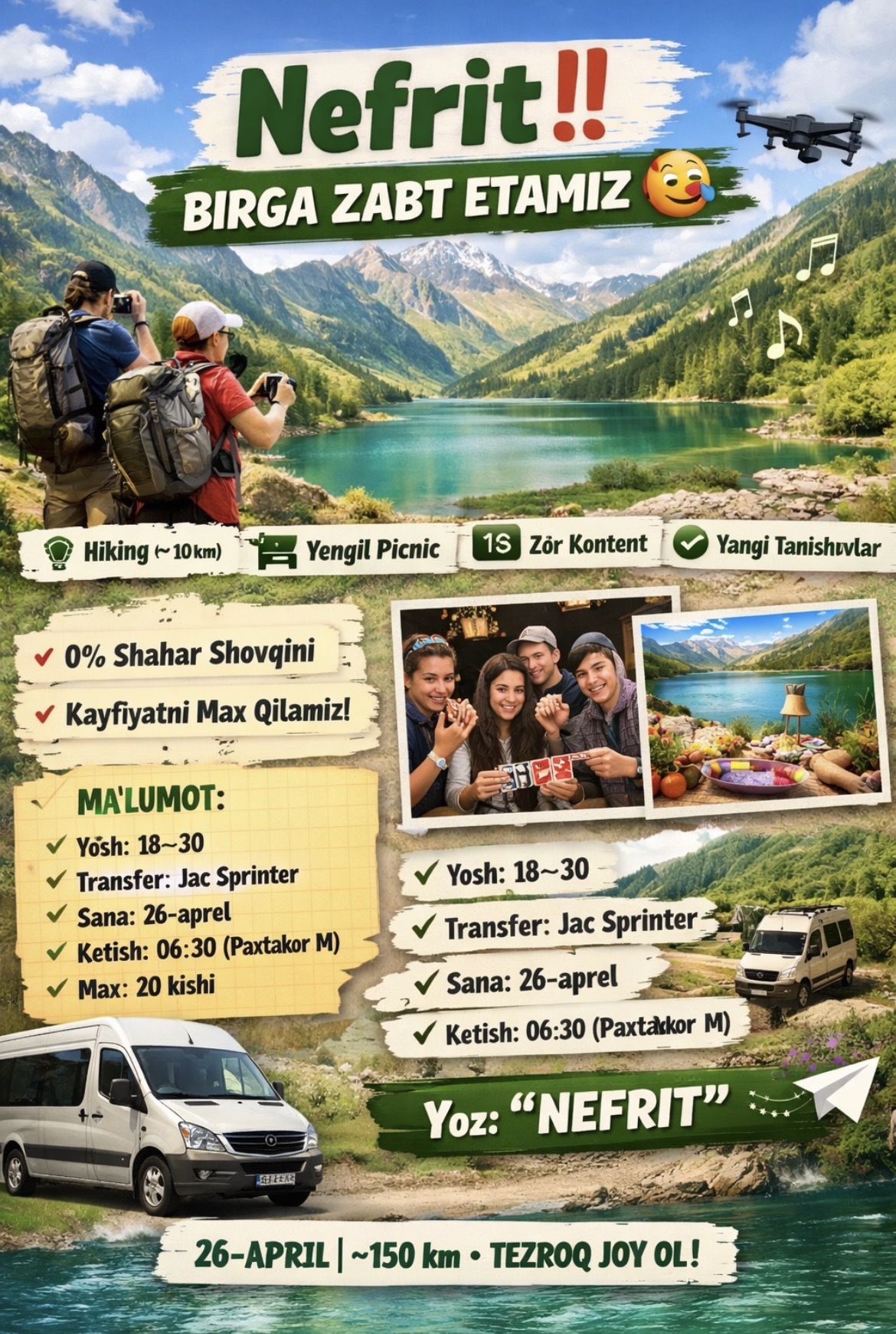 🌿 NEFRIT KOʻLI ‼️ 