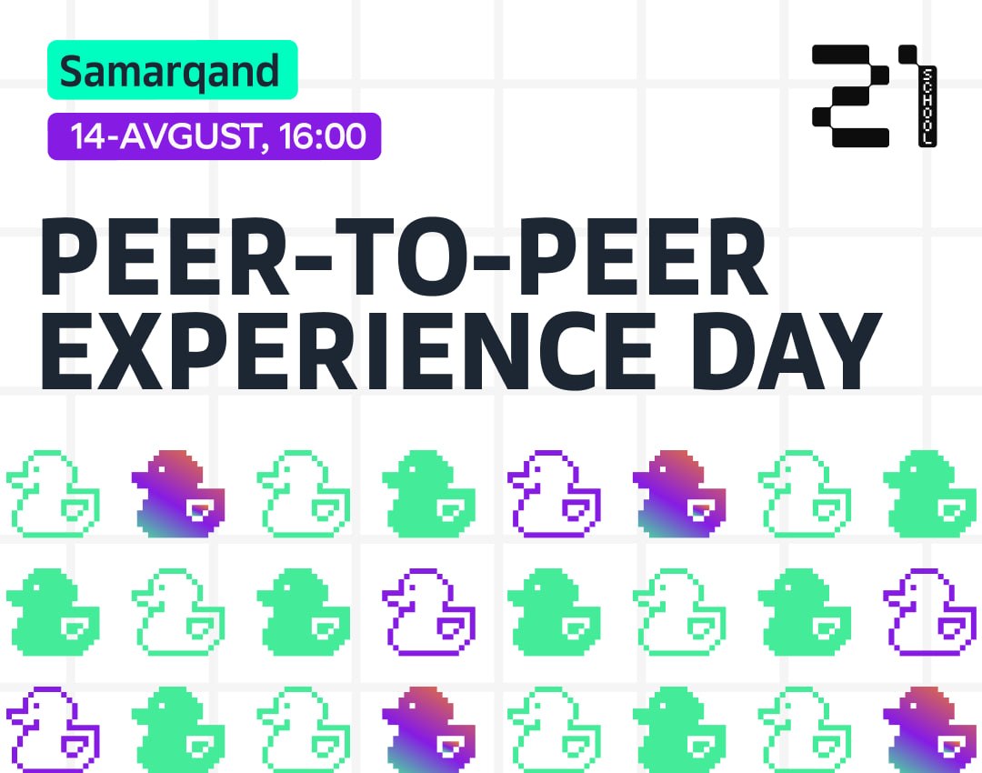 Peer to Peer Experience Day 