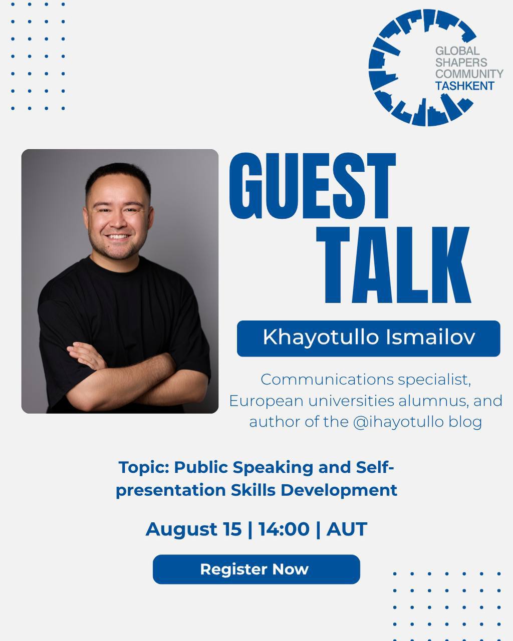 🌍 Guest Lecture: Public Speaking for Young Professionals