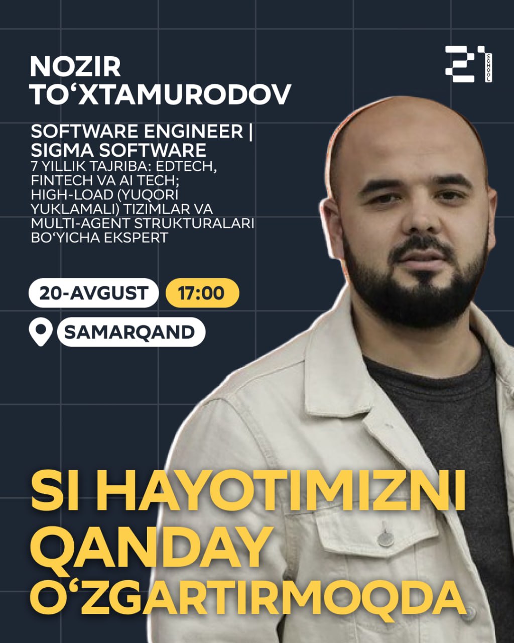 SI allaqachon hayotimizni oʻzgartirmoqda. Savol faqat bitta — siz uni maksimal darajada ishlatyapsizmi? 