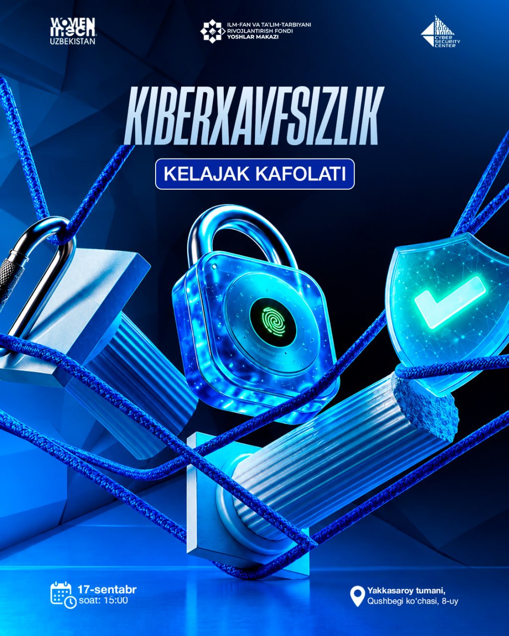 🔐“Kiberxavfsizlik — kelajak kafolati” mavzusidagi sessiya